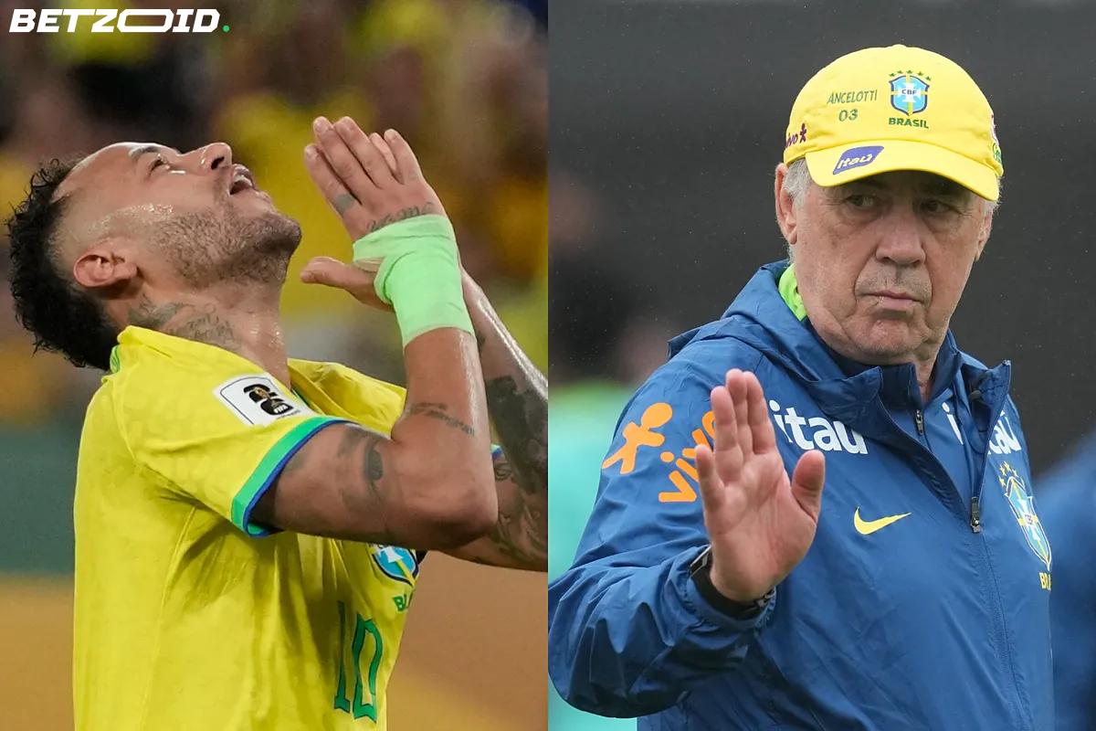 Ancelotti Leaves Neymar Off Brazil's 2026 World Cup Squad