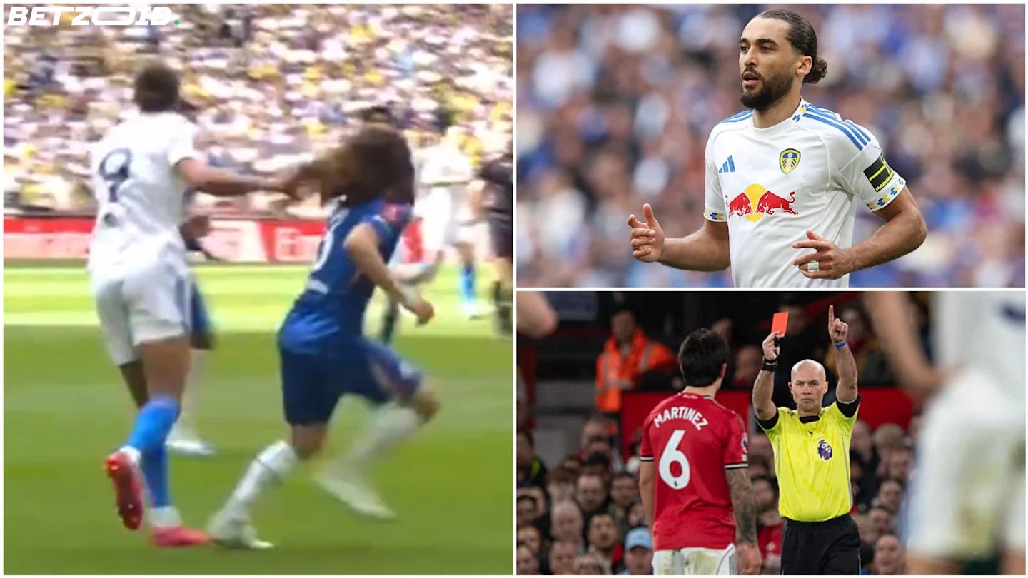 Officiating Inconsistency Exposed: Calvert-Lewin Escapes Punishment While Martinez Red Card Stands