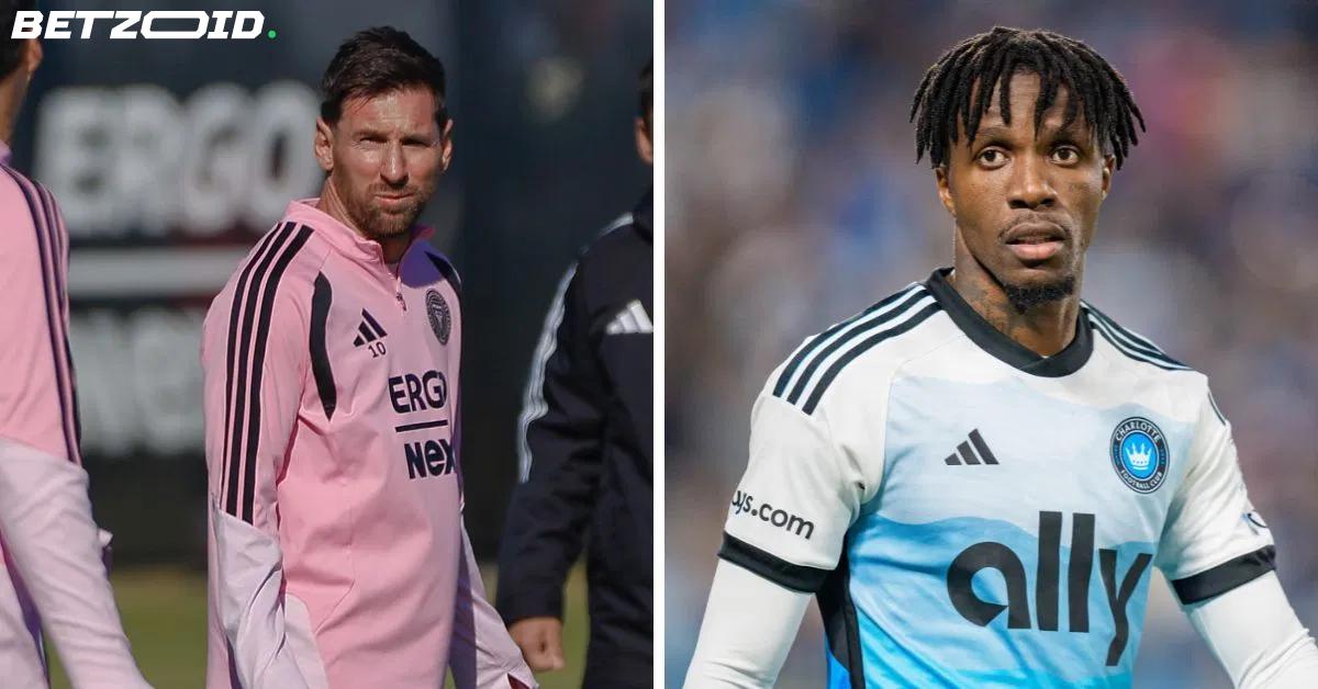 Wilfried Zaha Makes Eyebrow-Raising Choice: Robben's Left Foot Over Messi's